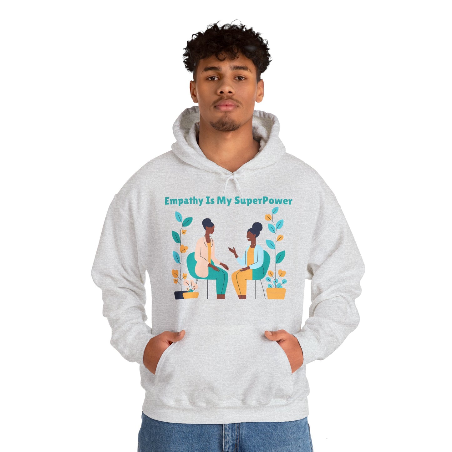 Empathy Is My SuperPower | Unisex Heavy Blend™ Hooded Sweatshirt