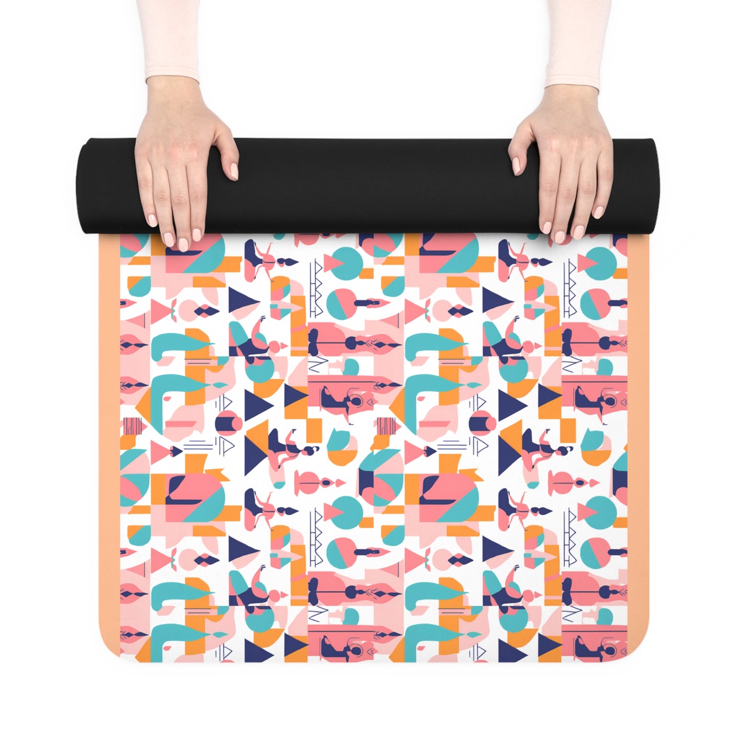 Personalisable Rubber Yoga Mat | Design 1