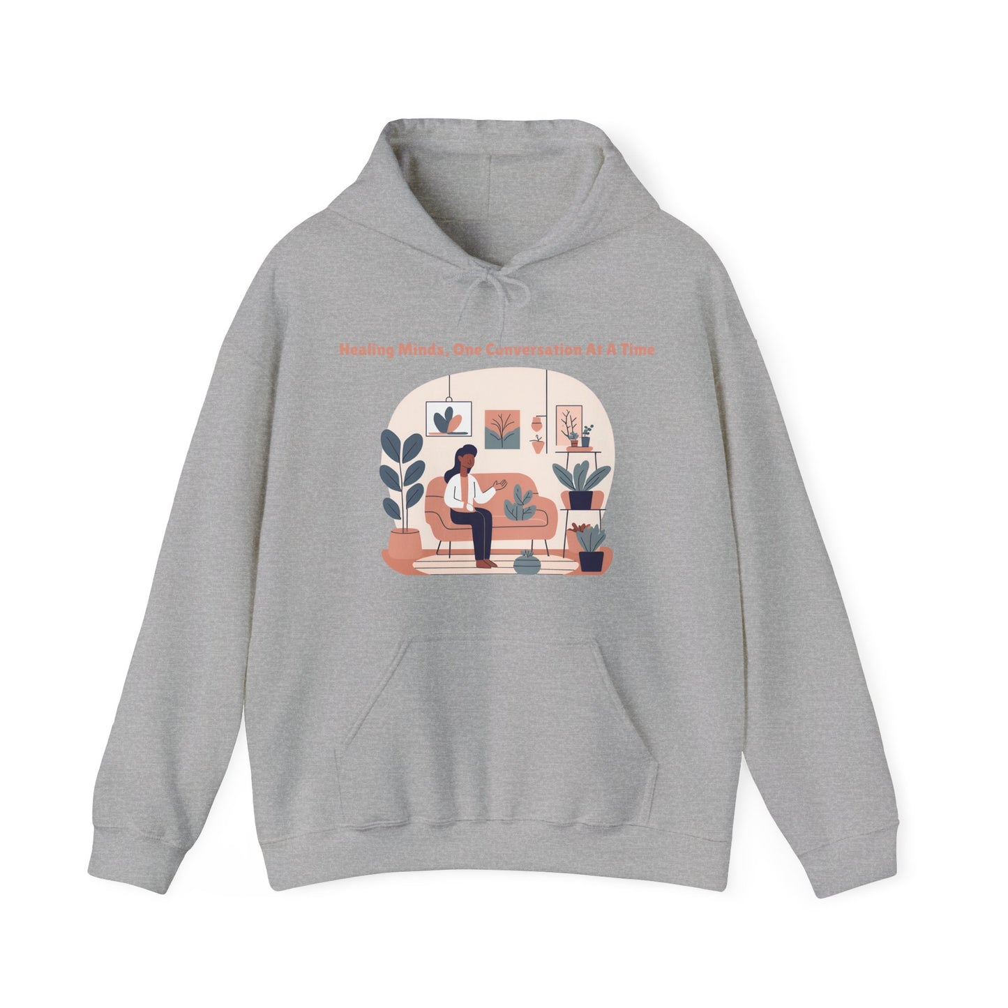 Healing Minds, One Conversation At A Time | Unisex Heavy Blend™ Hooded Sweatshirt