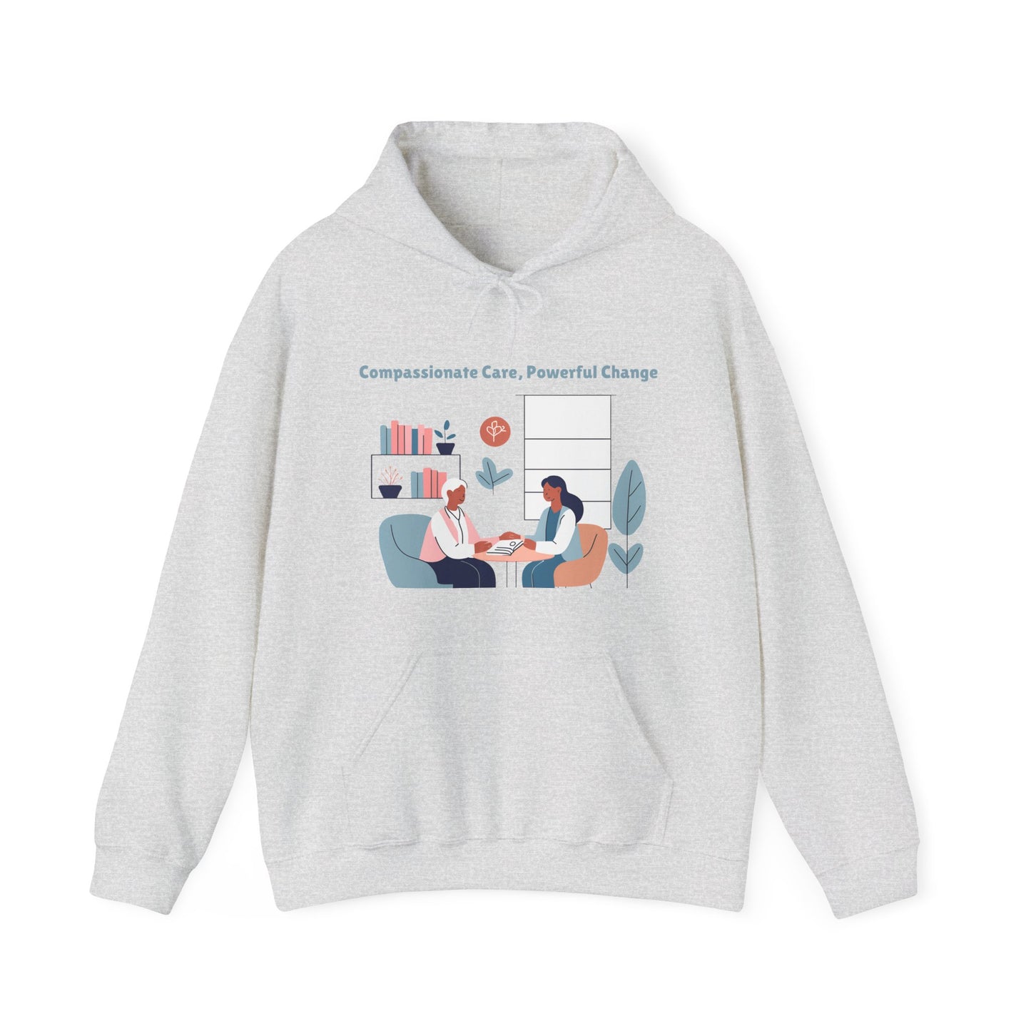 Compassionate Care Powerful Change | Unisex Heavy Blend™ Hooded Sweatshirt