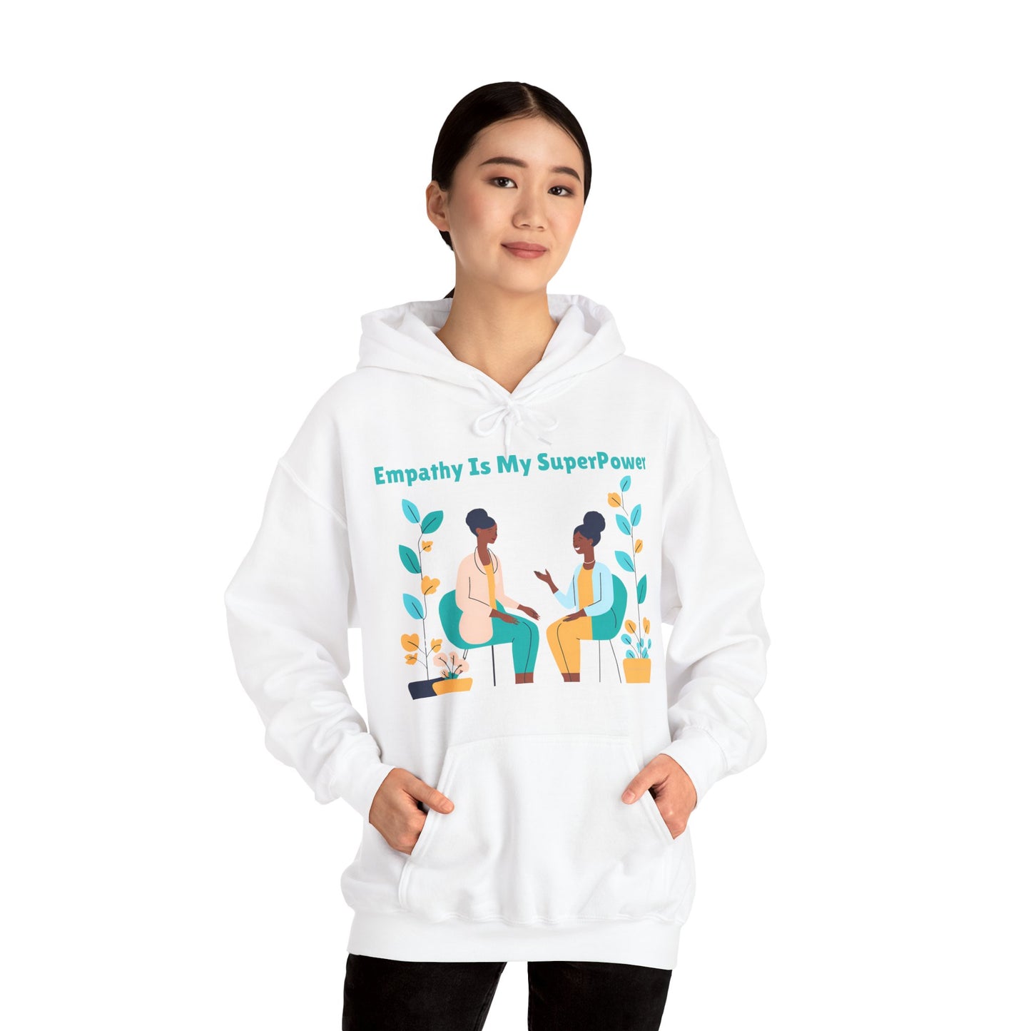 Empathy Is My SuperPower | Unisex Heavy Blend™ Hooded Sweatshirt