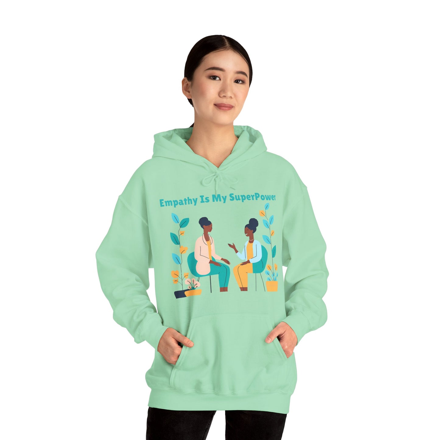 Empathy Is My SuperPower | Unisex Heavy Blend™ Hooded Sweatshirt