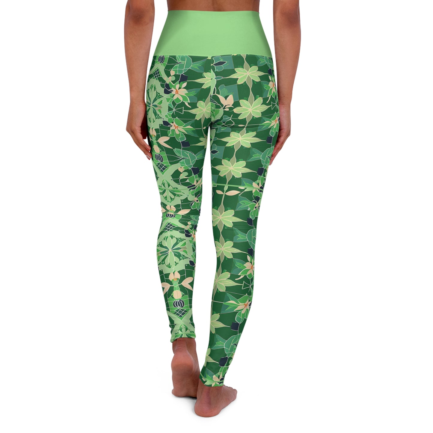 Personalisable High Waisted Yoga Leggings | Design 4