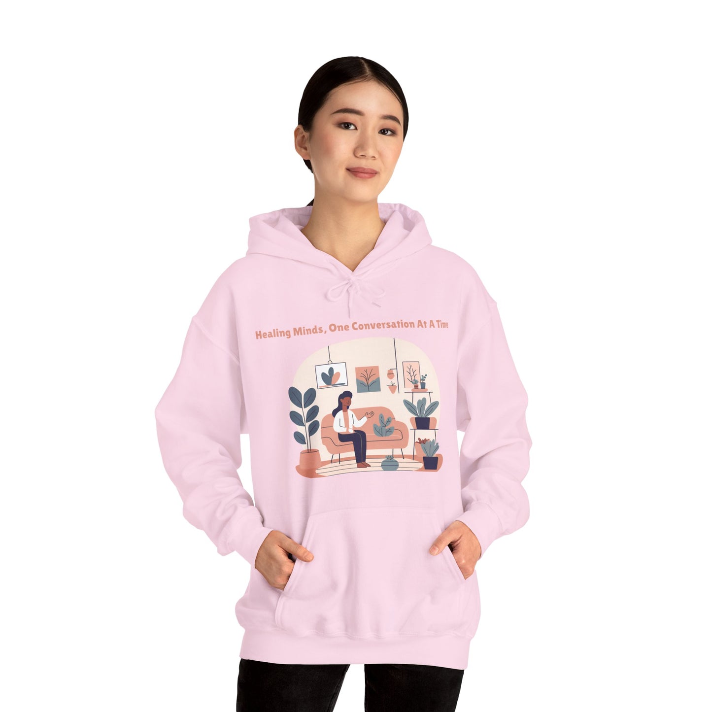 Healing Minds, One Conversation At A Time | Unisex Heavy Blend™ Hooded Sweatshirt