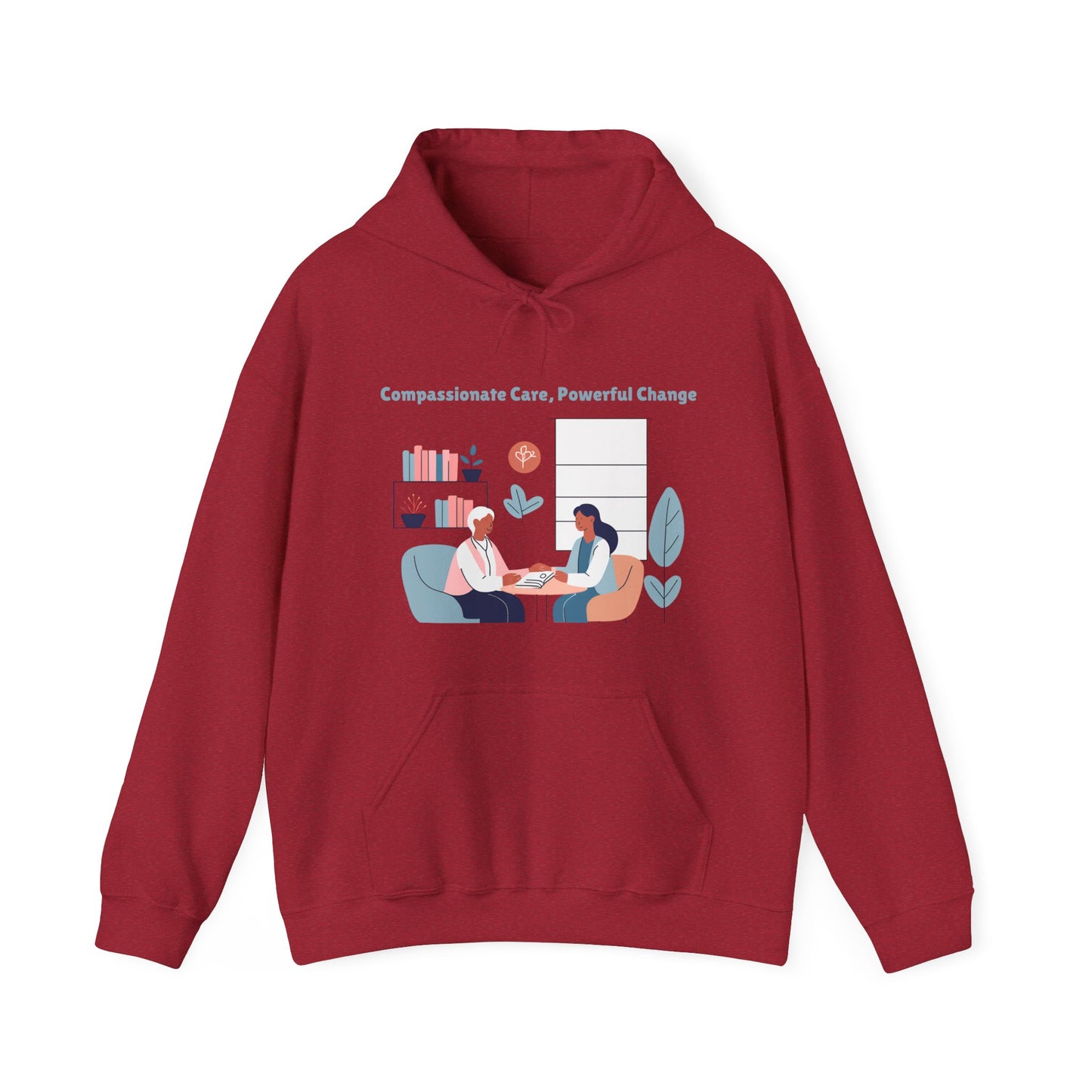 Compassionate Care Powerful Change | Unisex Heavy Blend™ Hooded Sweatshirt