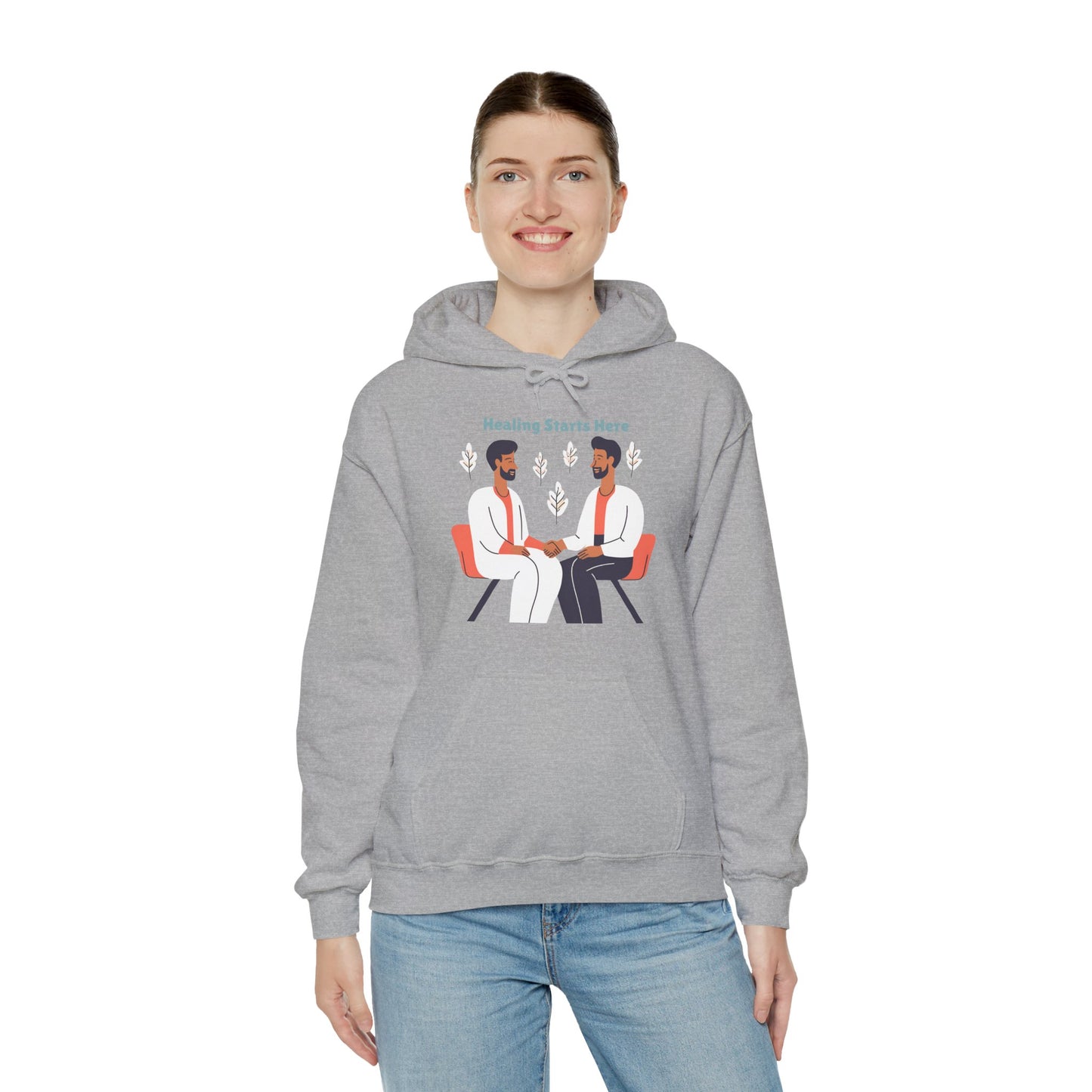 Healing Starts Here | Unisex Heavy Blend™ Hooded Sweatshirt