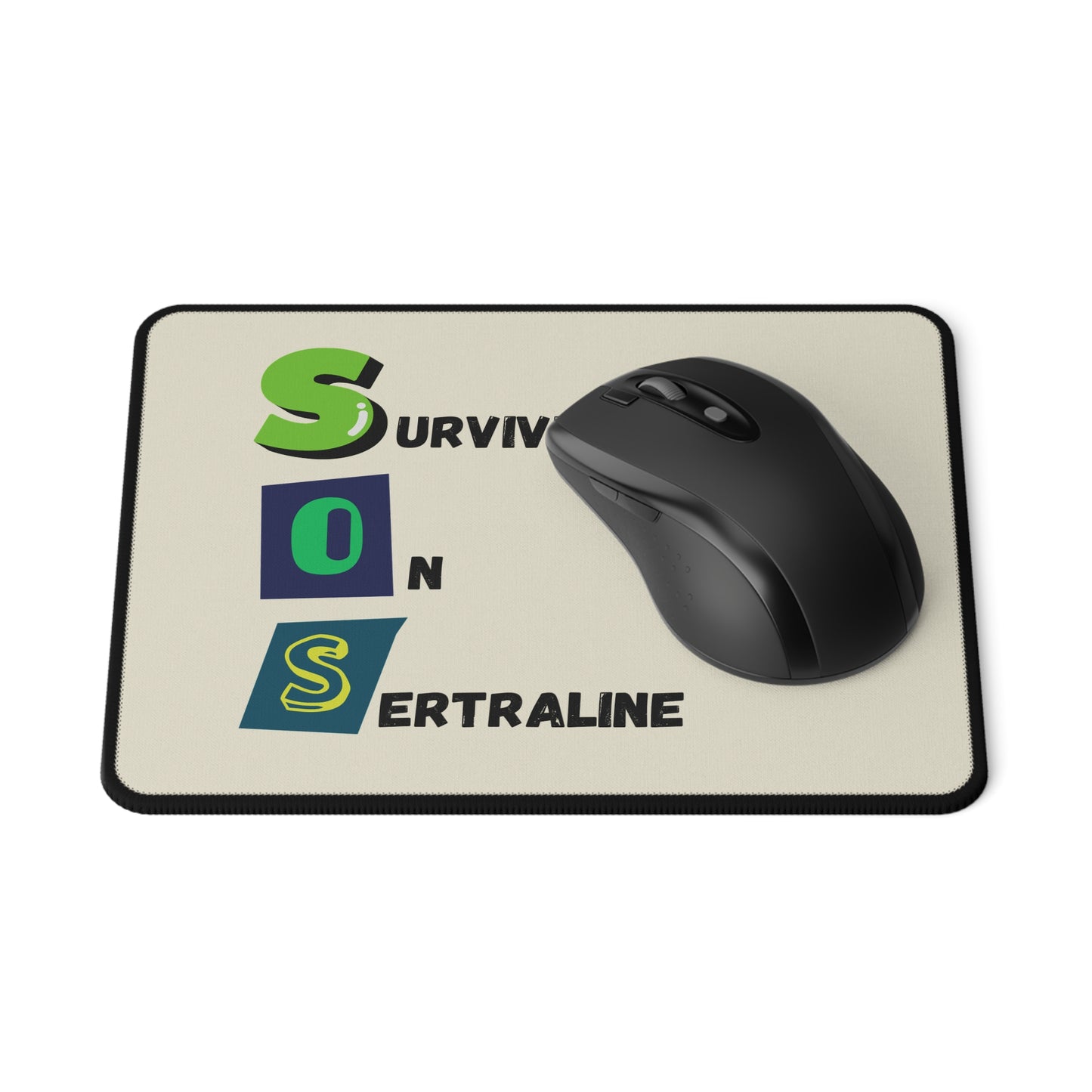 Surviving On Sertraline | Non-Slip Gaming Mouse Pad | Design 2