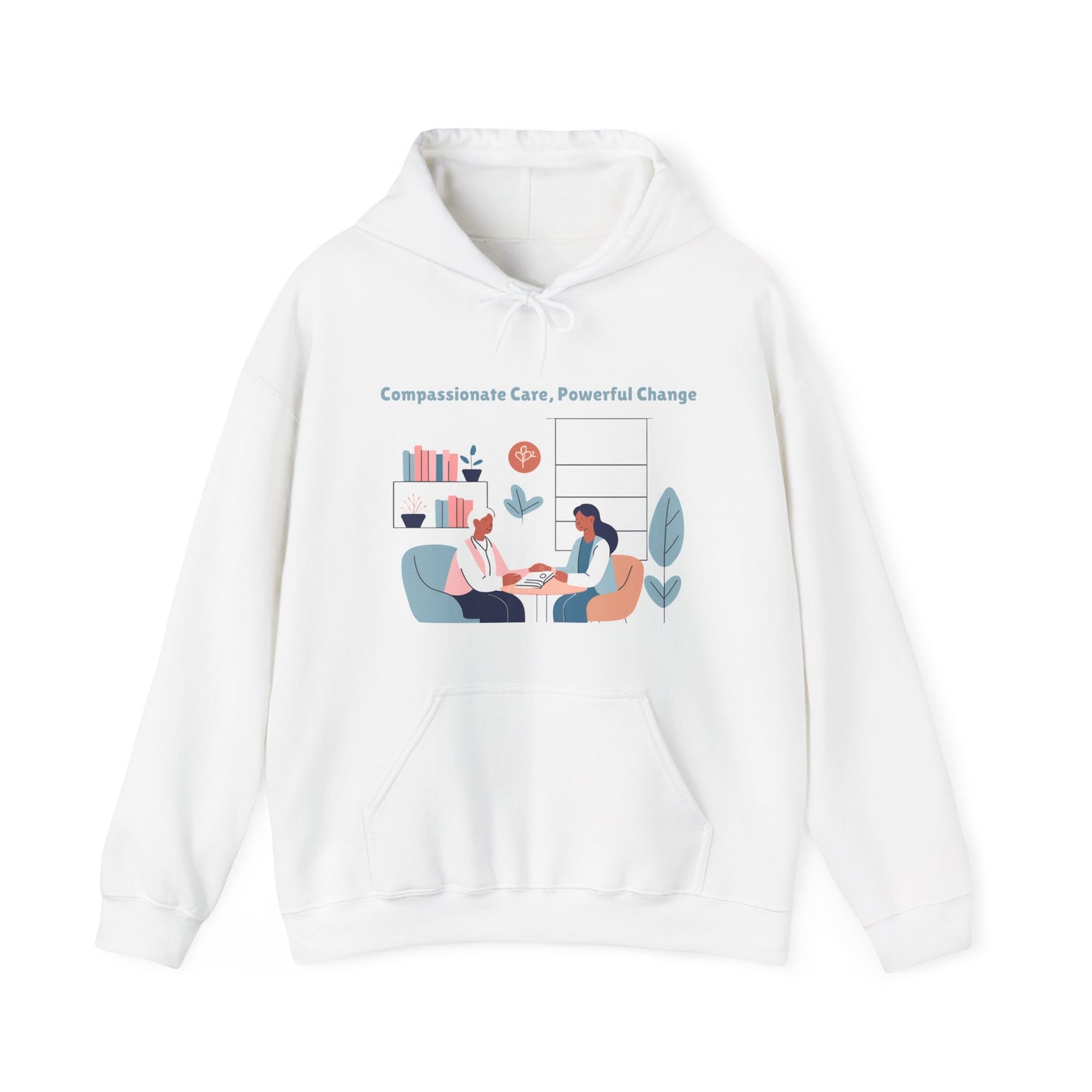 Compassionate Care Powerful Change | Unisex Heavy Blend™ Hooded Sweatshirt