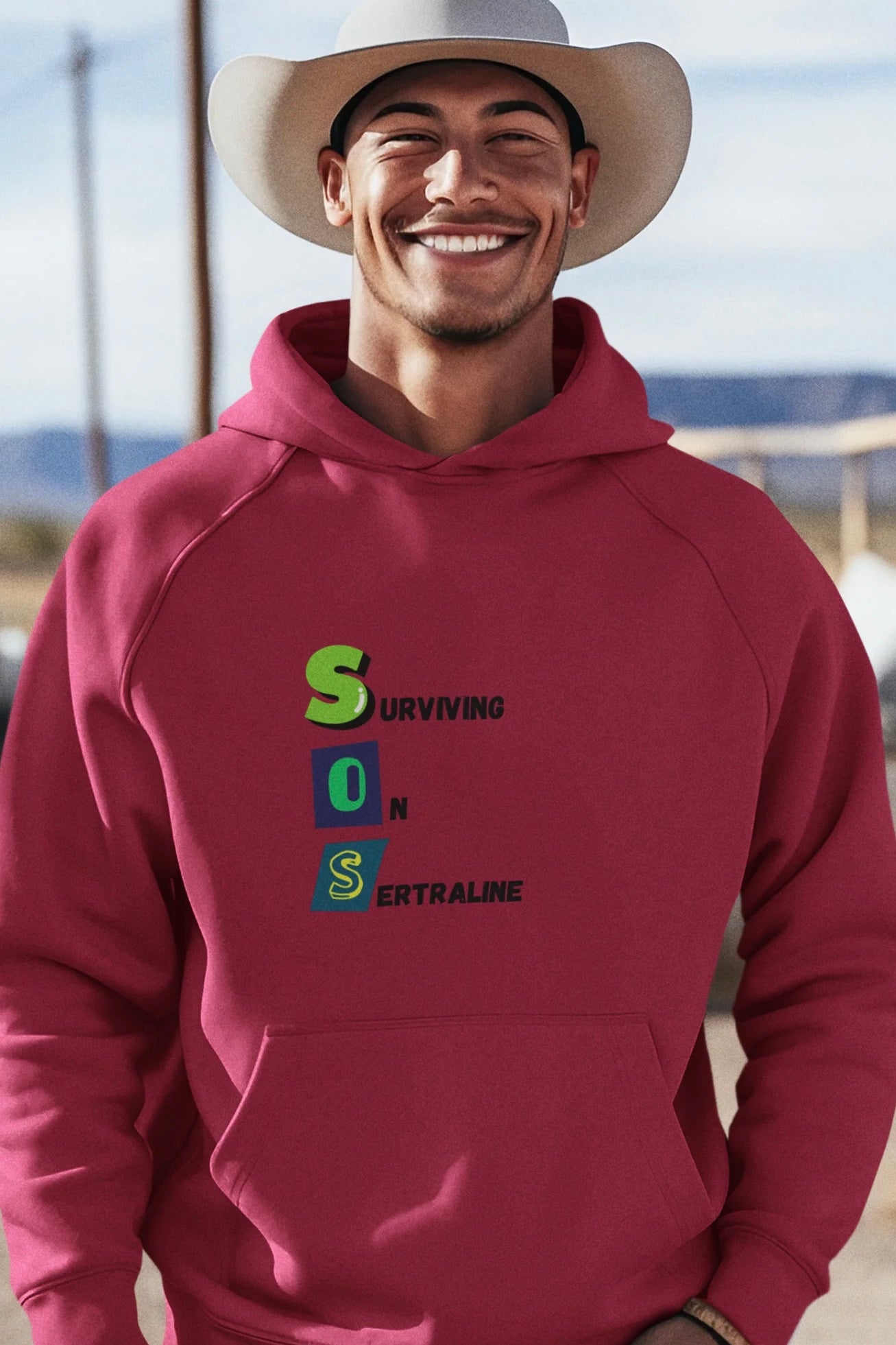 Surviving on Sertraline Design 2 | Pullover Hoodie | Gildan® 18500