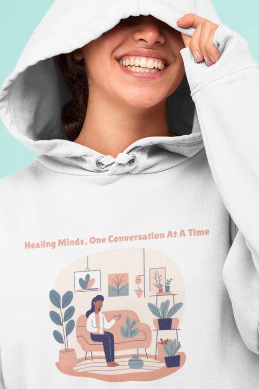 Healing Minds, One Conversation At A Time | Unisex Heavy Blend™ Hooded Sweatshirt