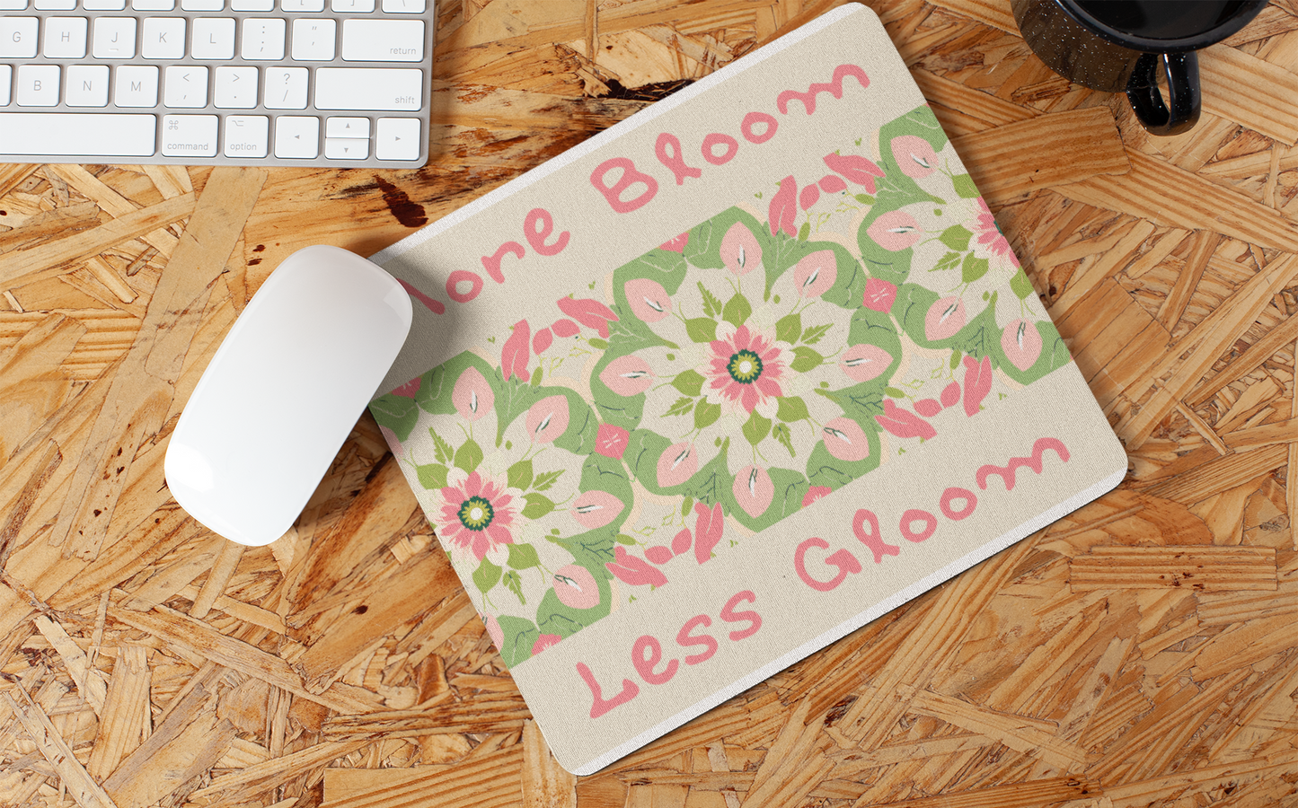 More Bloom Less Gloom | Non-Slip Gaming Mouse Pad