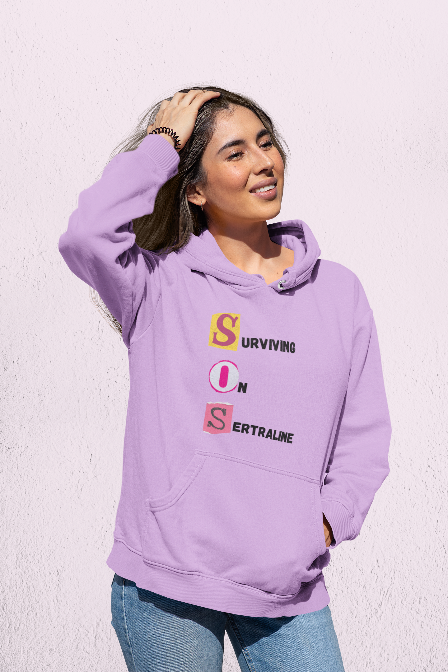 Surviving on Sertraline Design 1| Pullover Hoodie | Gildan® 18500