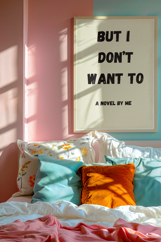 But I Don't Want To | Wooden Framed Poster