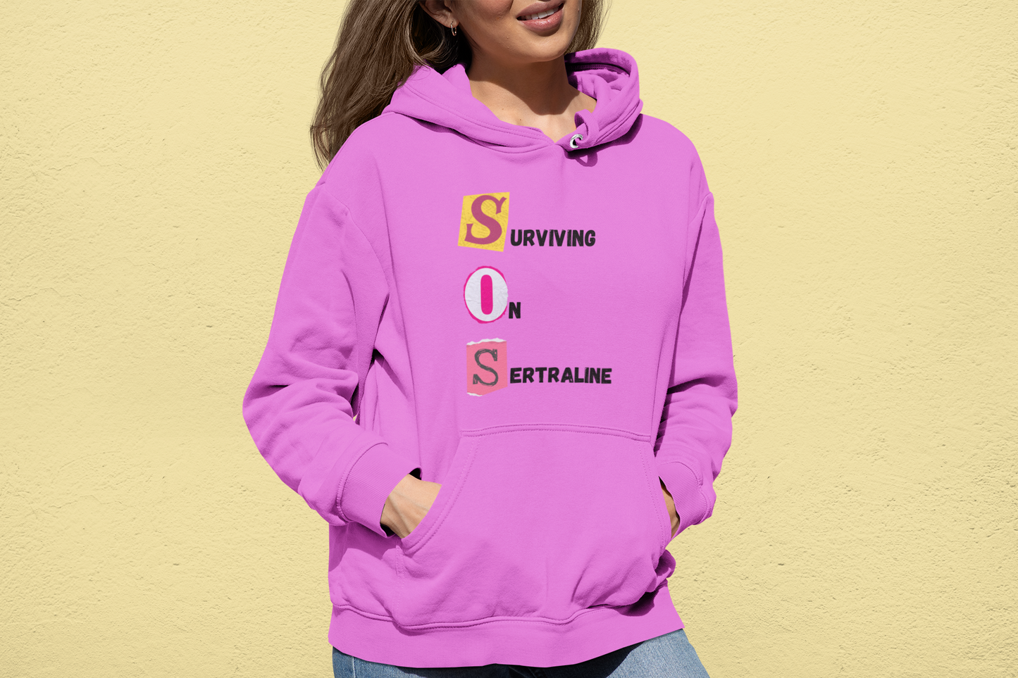 Surviving on Sertraline Design 1| Pullover Hoodie | Gildan® 18500