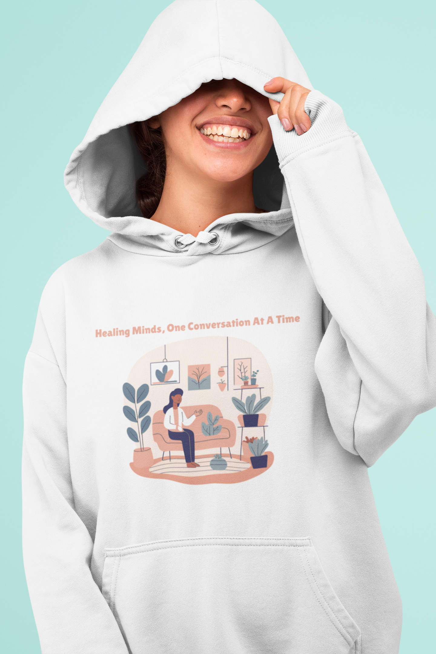 Healing Minds, One Conversation At A Time | Unisex Heavy Blend™ Hooded Sweatshirt