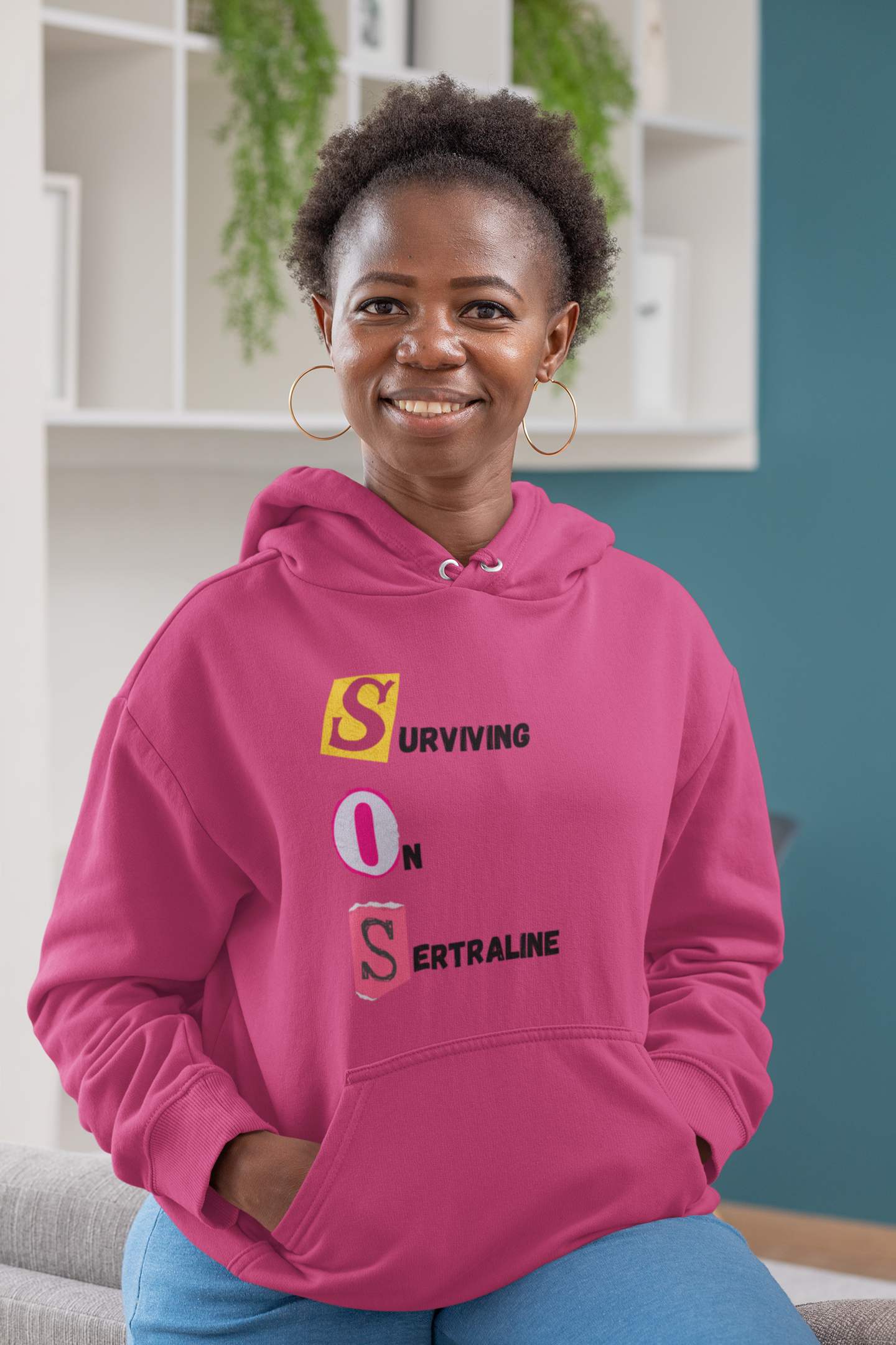 Surviving on Sertraline Design 1| Pullover Hoodie | Gildan® 18500